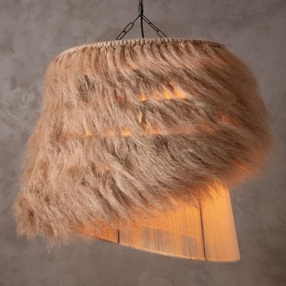 Mexican Handmade Jute Pendant- Capullo CoLores Decor | Mexican Artisan Decor