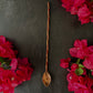 Mexican Handmade Copper Mixology Bar Spoon - Silver Flowers CoLores Decor