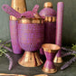 Mexican Handmade Copper 20 oz. Mixing Cup- Lavender CoLores Decor | Mexican Artisan Decor