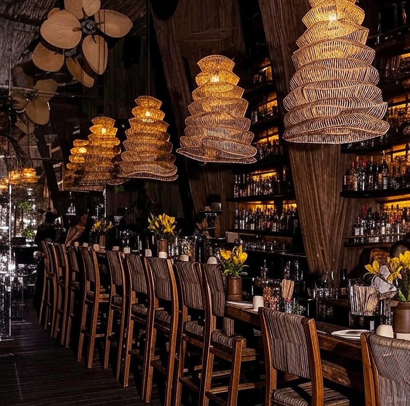 Mexican Handmade Tule Sea Weed Pendant- Zuhua CoLores Decor | Mexican Artisan Decor