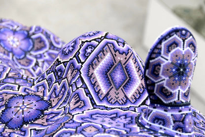 Huichol Bead Wall Decor Sculptures- Hippopotamus CoLores Decor | Mexican Artisan Decor