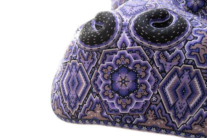 Huichol Bead Wall Decor Sculptures- Hippopotamus CoLores Decor | Mexican Artisan Decor