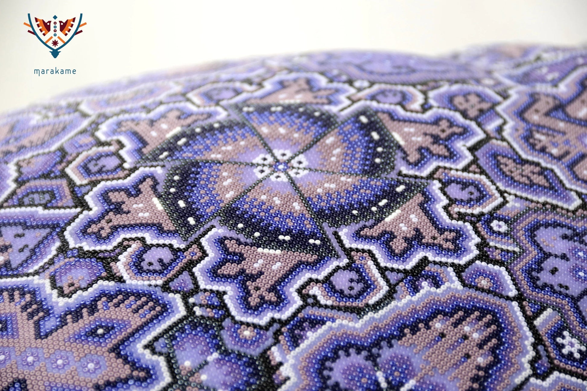 Huichol Bead Wall Decor Sculptures- Hippopotamus CoLores Decor | Mexican Artisan Decor