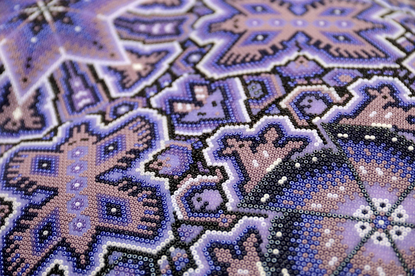 Huichol Bead Wall Decor Sculptures- Hippopotamus CoLores Decor | Mexican Artisan Decor