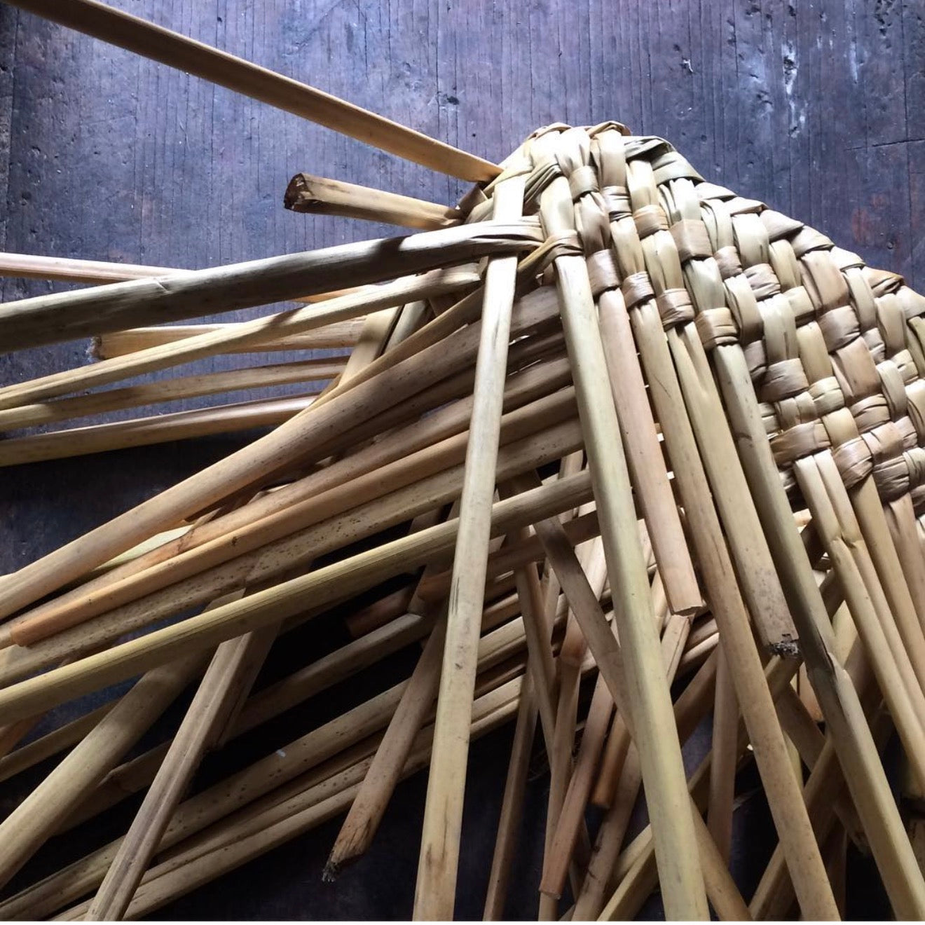 Mexican Handwoven Seaweed 31" Tule Chair CoLores Decor | Mexican Artisan Decor