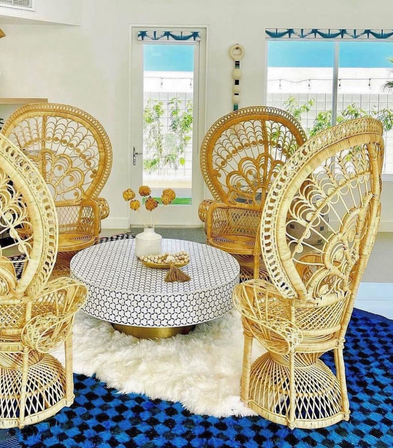 Wrought iron peacock chairs for online sale