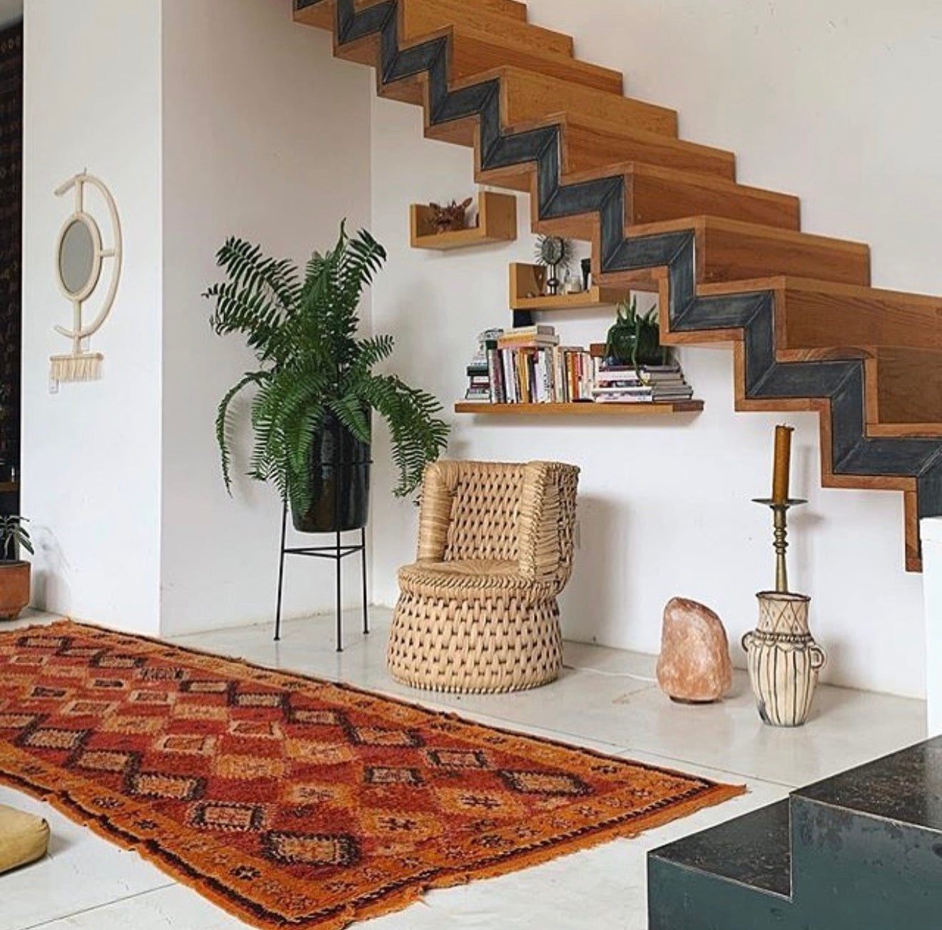 Mexican Handwoven Seaweed 31" Tule Chair CoLores Decor | Mexican Artisan Decor