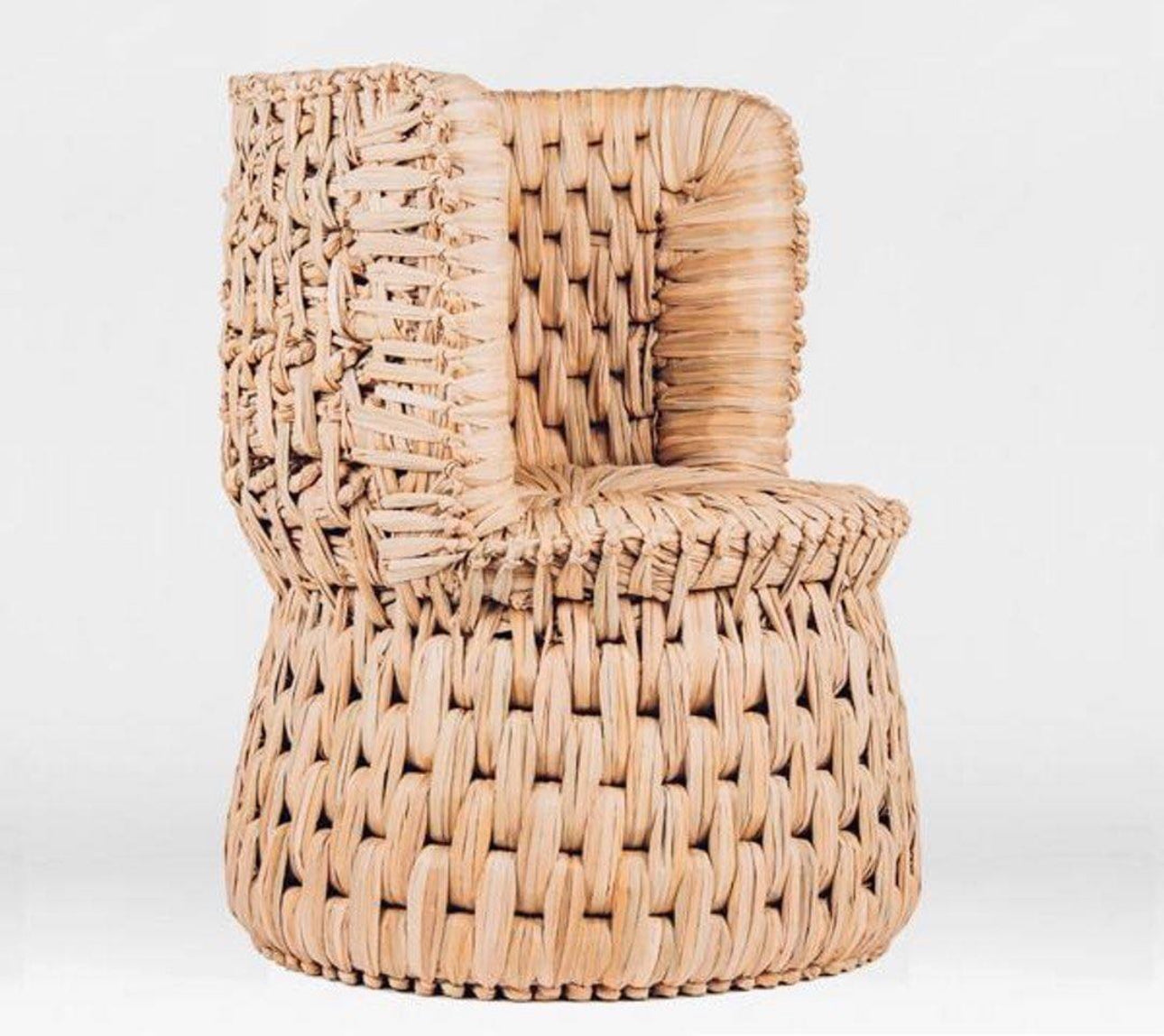 Mexican Handmade Woven Seaweed Tule Chair CoLores Decor | Mexican Artisan Decor