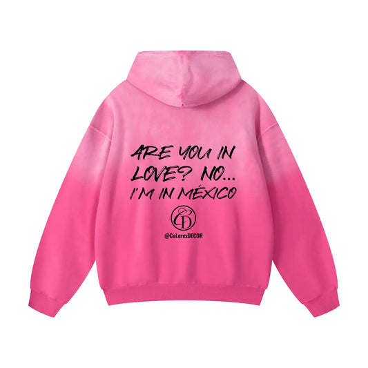 Heavyweight Sunfade Oversized Hoodie- IN LOVE ROSA ODMPOD