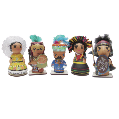 Mexican Handmade Clay Folklore Figurines- Oaxaca MeXican Artisan Fashion & Design