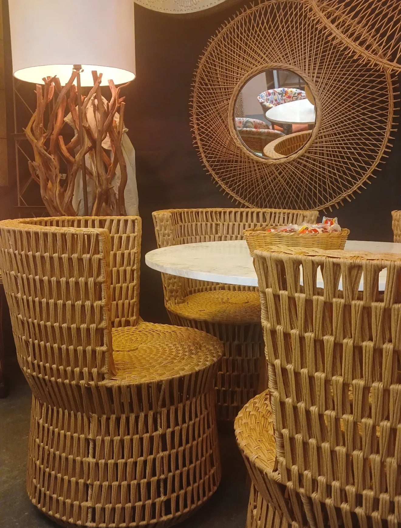 Mexican Handwoven Outdoor Chair- Cozumel CoLores Decor | Mexican Artisan Decor