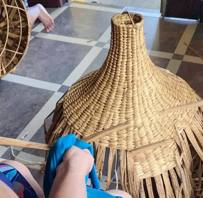 Mexican Handmade Henequen Pendant- Sirangua CoLores Decor | Mexican Artisan Decor