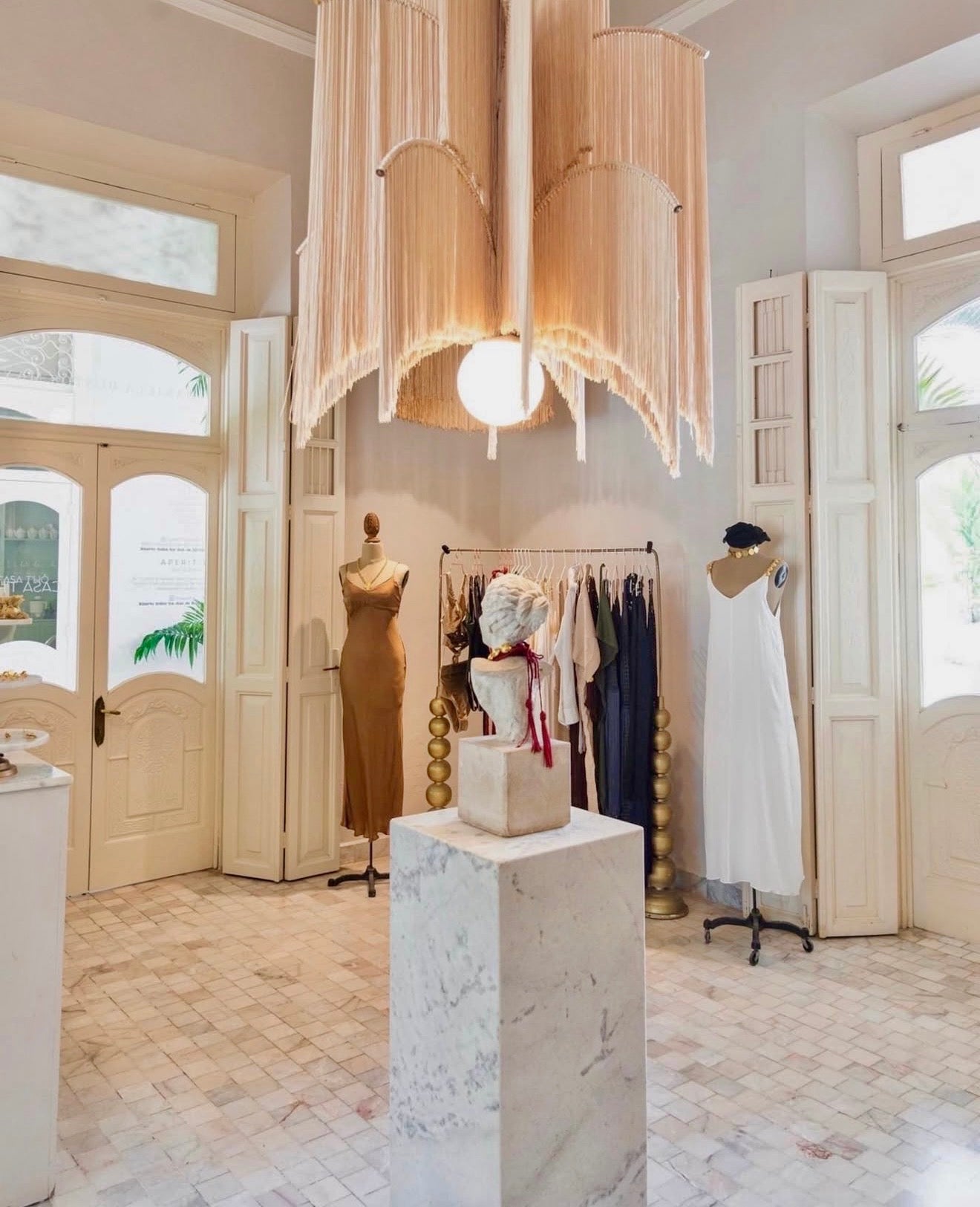 Mexican Handmade Statement Tassel Chandelier-  Palm Springs CoLores Decor | Mexican Artisan Decor