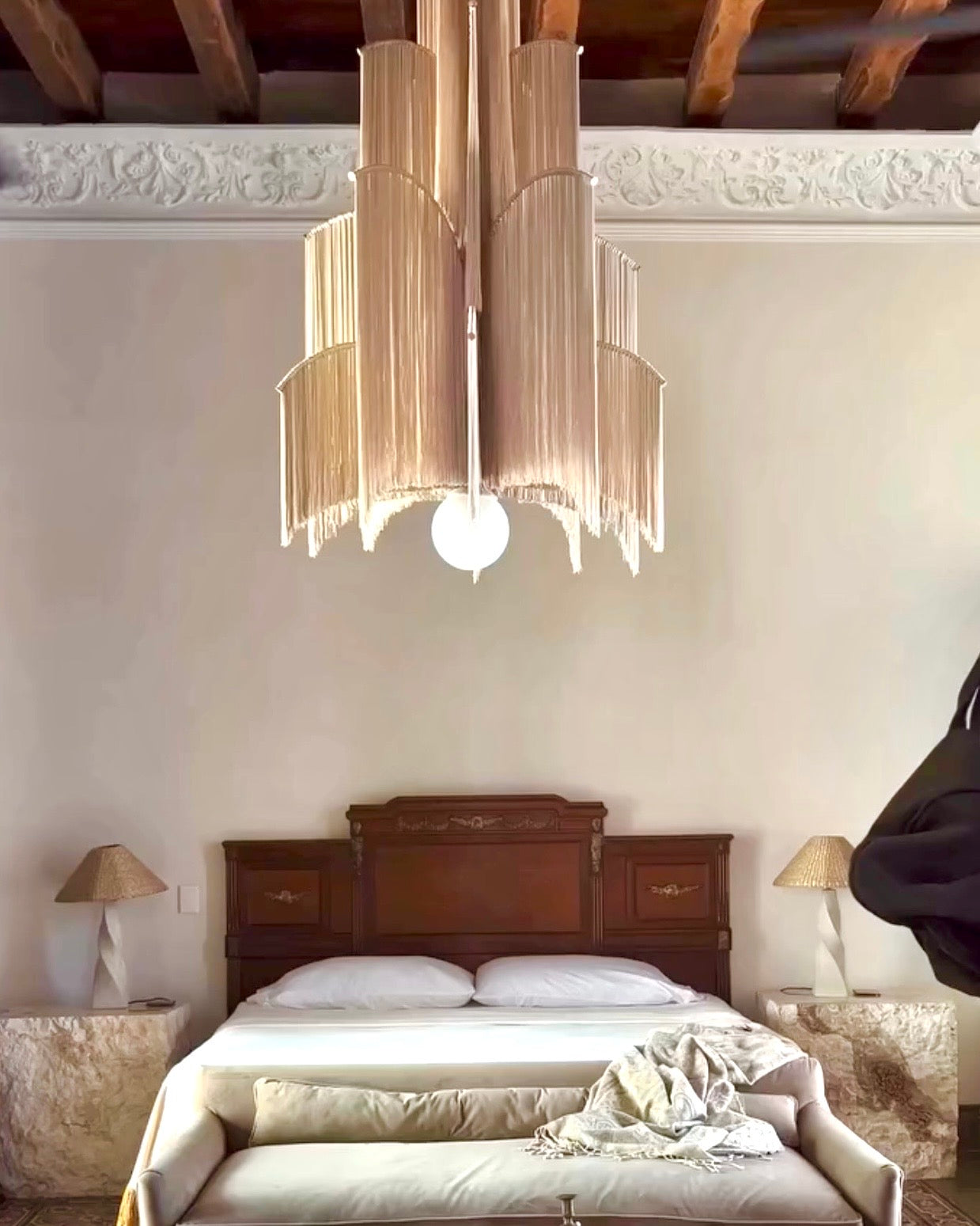 Mexican Handmade Statement Tassel Chandelier-  Palm Springs CoLores Decor | Mexican Artisan Decor