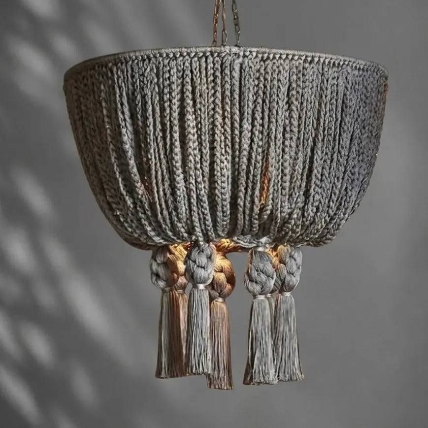 Mexican Chandelier Braided Tassel-  Eli 2.0