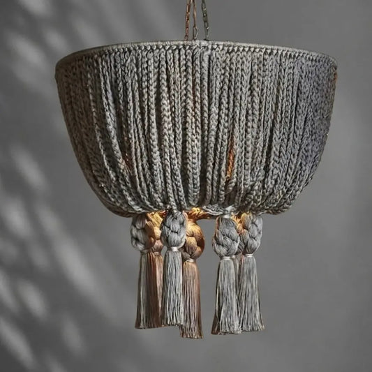 Mexican Chandelier Braided Tassel-  Eli 2.0