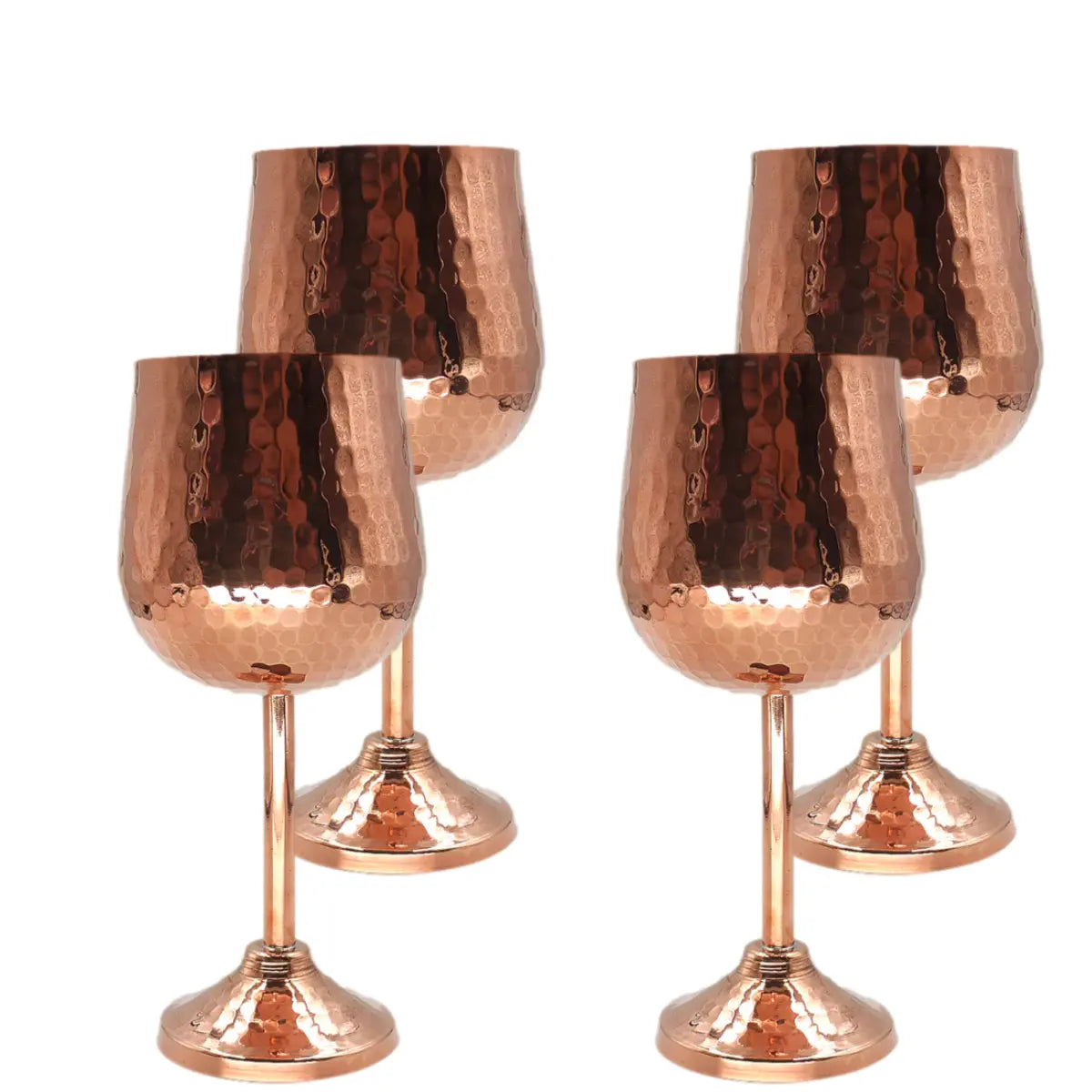 Mexican Copper Wine Glasses 15 oz. (Set of 4)