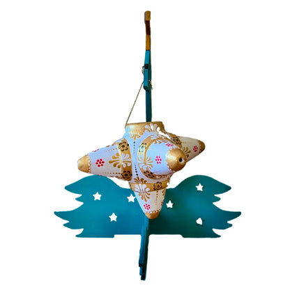 Mexican Handmade Ceramic Piñata Ornament- Oro CoLores Decor | Mexican Artisan Decor