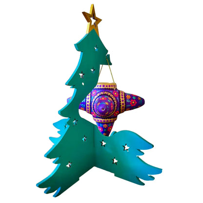 Mexican Handmade Ceramic Piñata Ornament- Violeta Flores CoLores Decor | Mexican Artisan Decor