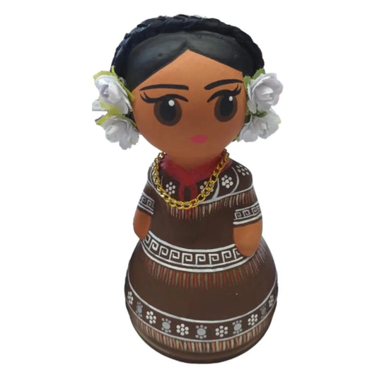Mexican Handmade Clay Folklore Figurines- Tamaulipas CoLores Decor l Mexican Artisan Decor