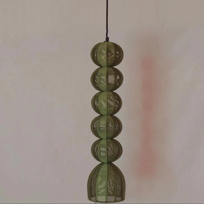 Mexican Handmade Nylon Pendant- Axoqui CoLores Decor | Mexican Artisan Decor