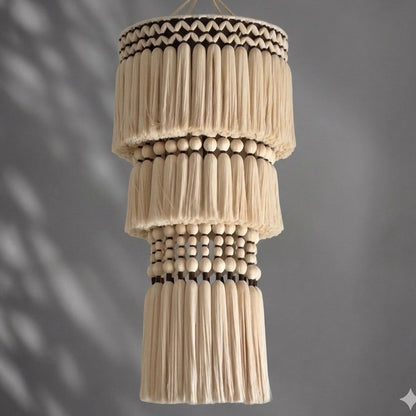 Mexican Handmade Tassel Chandelier- Ocelote 2.0 CoLores Decor | Mexican Artisan Decor