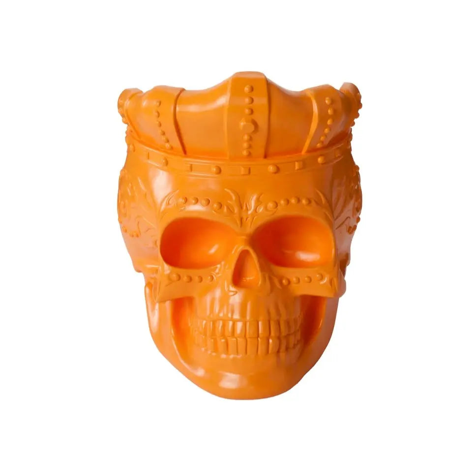 Mexican Modern Outdoor Waterproof Polymer Patio Chair- Calavera Skull CoLores Decor