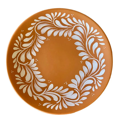 Mexican Porcelain Puebla Dinnerware Collection- Dinner Plate 10.6" CoLores Decor l Mexican Artisan Decor