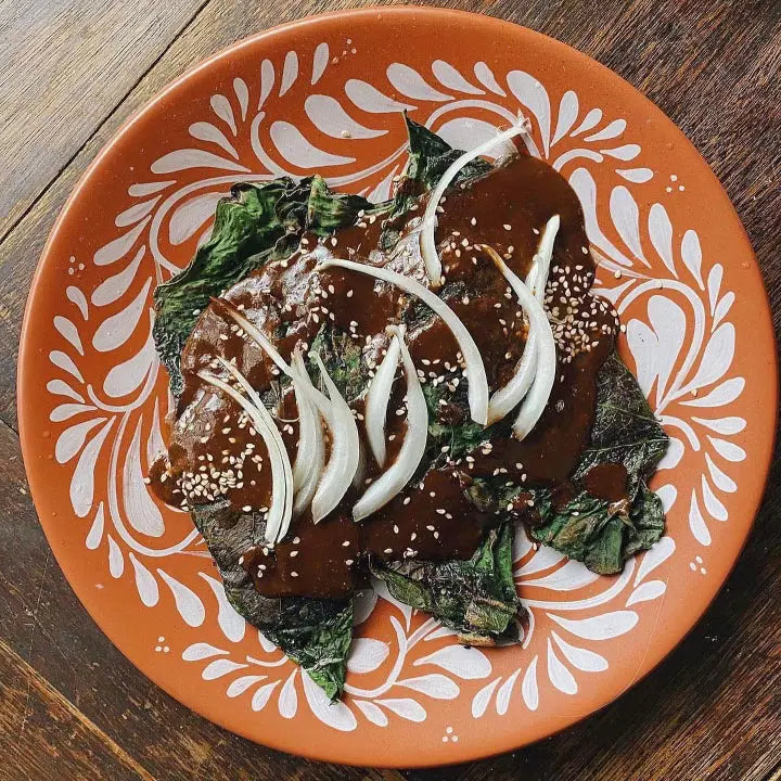 Mexican Porcelain Puebla Dinnerware Collection- Dinner Plate 10.6" CoLores Decor l Mexican Artisan Decor