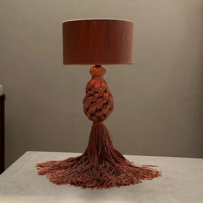 Mexican Handmade 27" Tassel Lamp-  Xux mini CoLores Decor | Mexican Artisan Decor