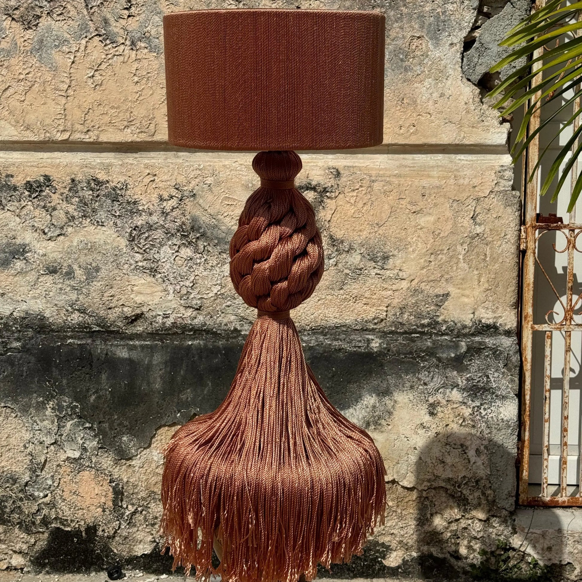 Mexican Handmade 27" Tassel Lamp-  Xux mini CoLores Decor | Mexican Artisan Decor