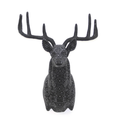 Huichol Bead Wall Decor Sculptures- Deer CoLores Decor | Mexican Artisan Decor