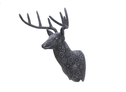 Huichol Bead Wall Decor Sculptures- Deer CoLores Decor | Mexican Artisan Decor