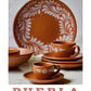 Mexican Porcelain Puebla Dinnerware Collection- Espresso 4 7/8in Saucer MeXican Artisan Fashion & Design