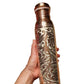 Mexican Copper 1 L / 33 oz. Water Bottle- Embossed Gloss CoLores Decor