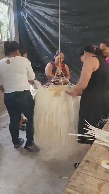 Mexican Handmade Henequen Pendant- Sirangua