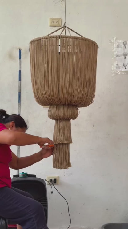 Mexican Chandelier Handmade Tassel-  Yaakunaj