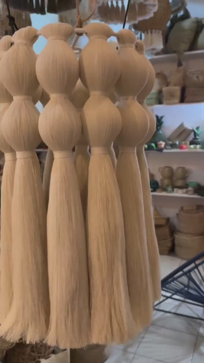 Mexican Handmade Tassel Pendant- Ixchel 2.0