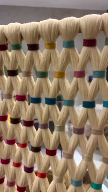 Mexican Handmade Hilaza Wall Decor- Family CoLors