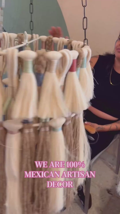 Mexican Handmade Tassel Pendant- CoLores