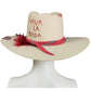 Handmade Cowboy Hat- Viva La Vida Wide Brim Mexican Artisan Hat Colores Decor