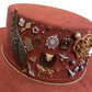 Mexican Handcrafted Boater Hat | La Gitana Elefante Terracotta Colores Decor