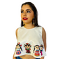 Mexican Fashion Crop Tops - Nayibi Mexico Folklore Guarecitas Crop Tops Colores Decor