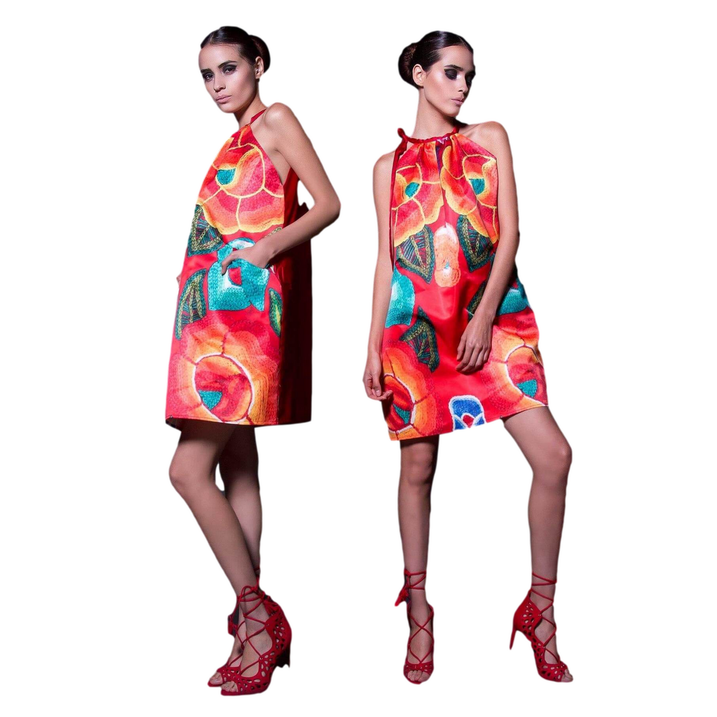 Mexican Fashion Dress - Nayibi Mexico La Flor Dress Colores Decor