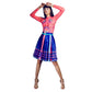 Mexican Fashion Long Sleeve Bodysuit - Nayibi Mexico Aztec Bodysuit Colores Decor