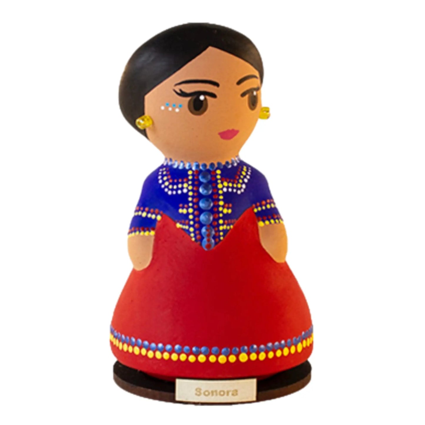 Mexican Handmade Clay Folklore Figurines- Sonora CoLores Decor l Mexican Artisan Decor