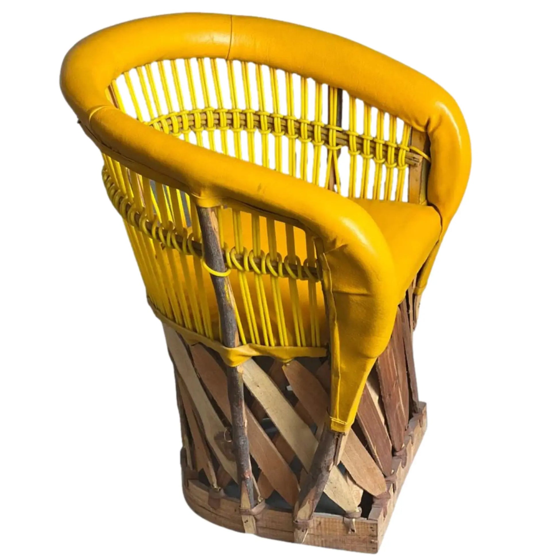 Mexican Handmade Cushioned Equipal Chairs- Acapulco MeXican Artisan Fashion & Design