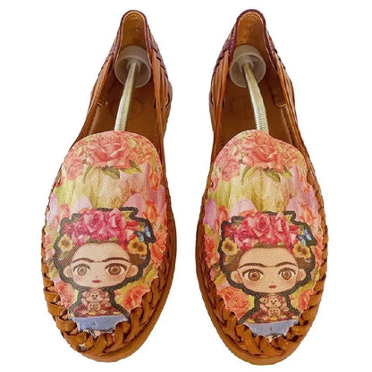 Mexican Huaraches: Carmencita Premium Leather Huaraches FINAL SALE Colores Decor