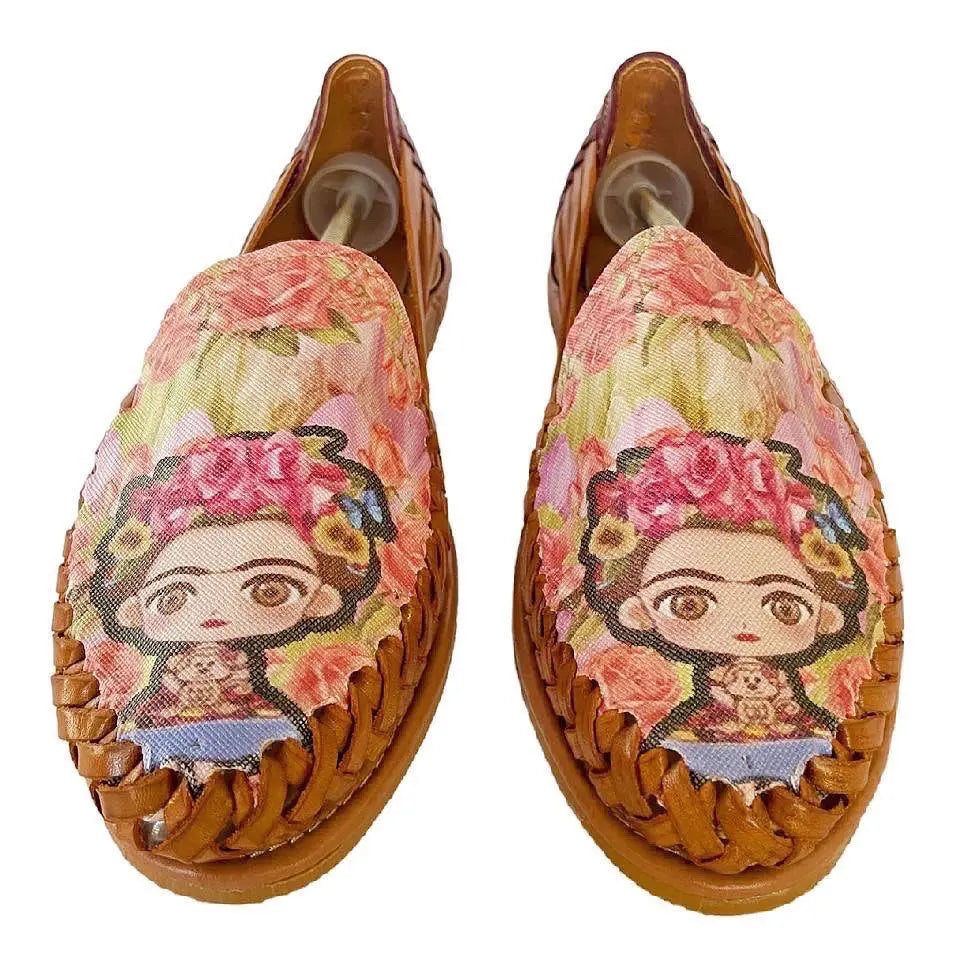 Mexican Huaraches: Carmencita Premium Leather Huaraches FINAL SALE Colores Decor