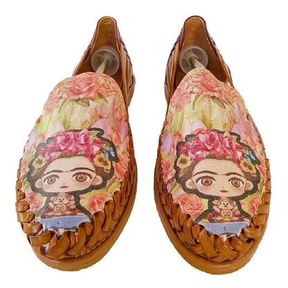 Mexican Huaraches: Carmencita Premium Leather Huaraches FINAL SALE Colores Decor
